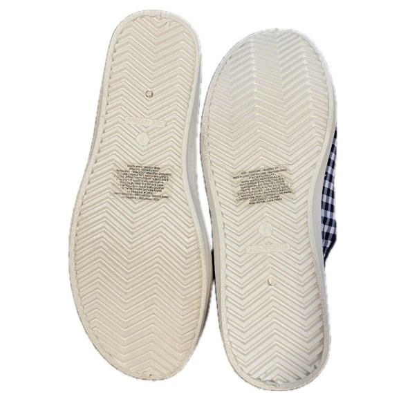 Price Reduced! Avon Cushion Walk Navy Blue Gingham Sneaker/Slide - Size 7 NEW!! - Picture 4 of 7